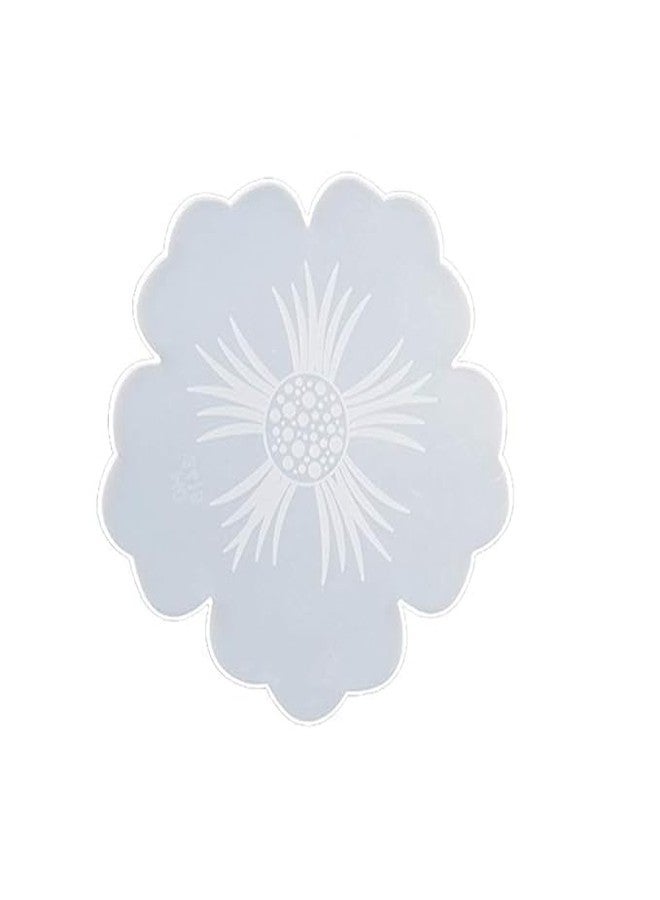 PEACORA Flower Coaster Molds, Silicone Tray Mold, DIY Crafts Cup Mats, Bowl pad, Placemat, Table Wine Tray Home Decoration - Image 1